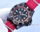 Swiss Grade Replica Rolex Deepsea Blaken Red 2836 Watch Nylon Strap (7)_th.jpg